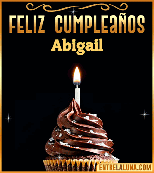 Gif Animado de Feliz Cumpleaños Abigail
