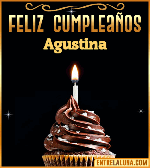 Gif Animado de Feliz Cumpleaños Agustina