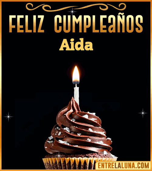Gif Animado de Feliz Cumpleaños Aida