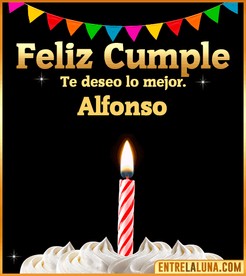 Gif Feliz Cumple Alfonso