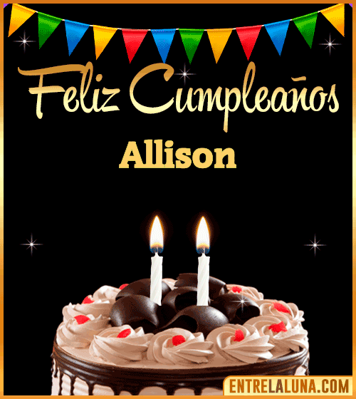 Feliz Cumpleaños Allison