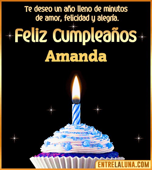 Te deseo Feliz Cumpleaños Amanda