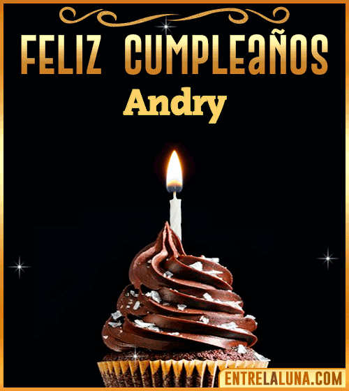 Gif Animado de Feliz Cumpleaños Andry
