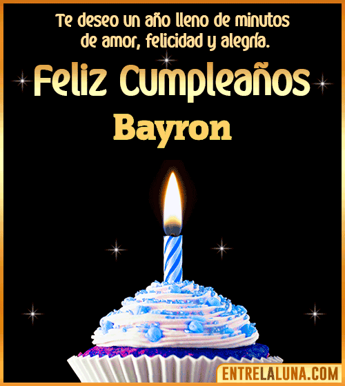 Te deseo Feliz Cumpleaños Bayron