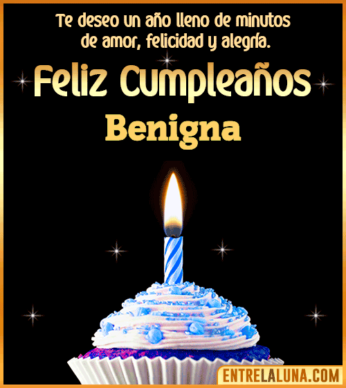 Te deseo Feliz Cumpleaños Benigna