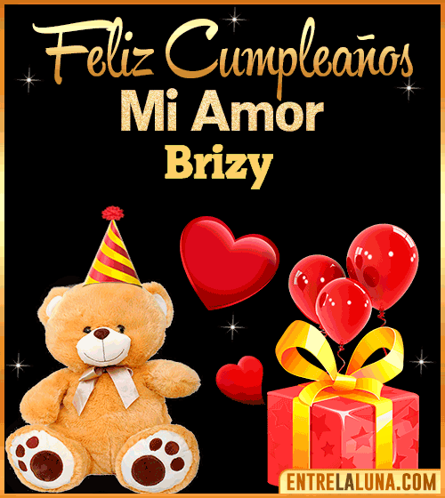 Gif Feliz Cumpleaños mi Amor Brizy