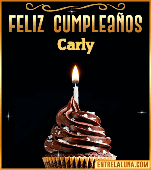 Gif Animado de Feliz Cumpleaños Carly
