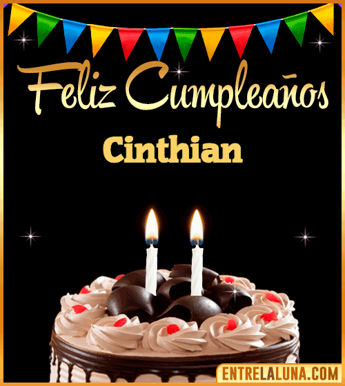 Feliz Cumpleaños Cinthian