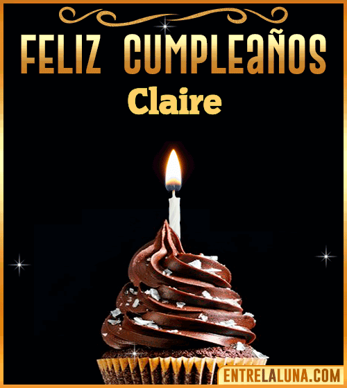 Gif Animado de Feliz Cumpleaños Claire