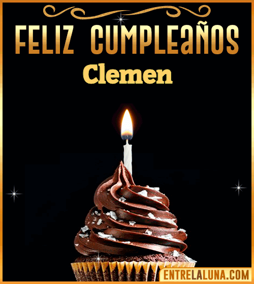 Gif Animado de Feliz Cumpleaños Clemen