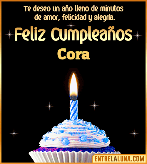 Te deseo Feliz Cumpleaños Cora