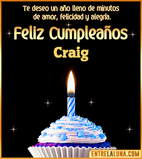 Te deseo Feliz Cumpleaños Craig