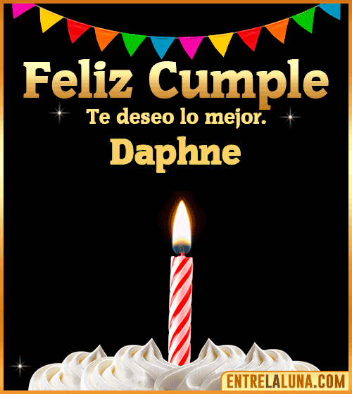 Gif Feliz Cumple Daphne