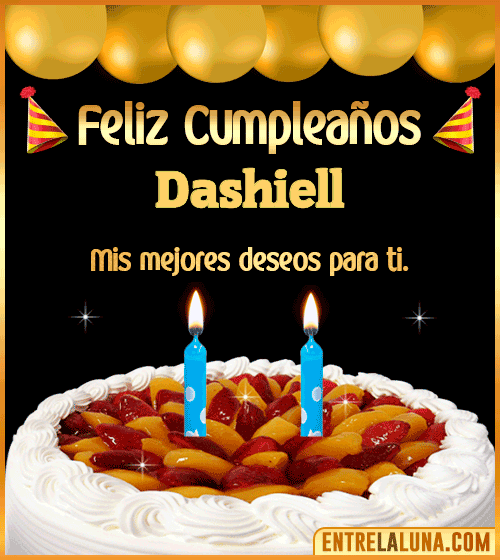 Gif de pastel de Cumpleaños Dashiell