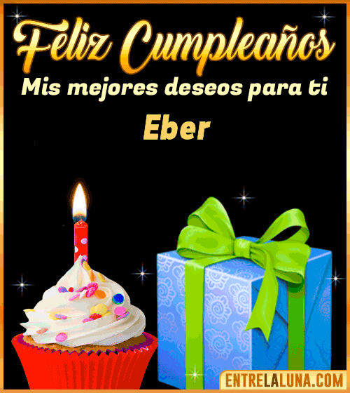 Feliz Cumpleaños gif Eber