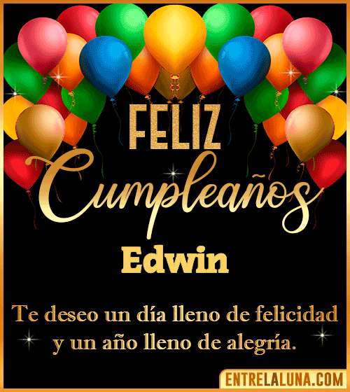 Mensajes de cumpleaños Edwin