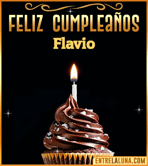 Gif Animado de Feliz Cumpleaños Flavio