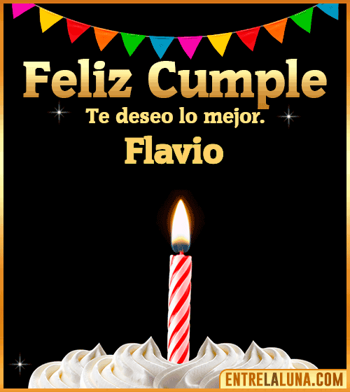 Gif Feliz Cumple Flavio