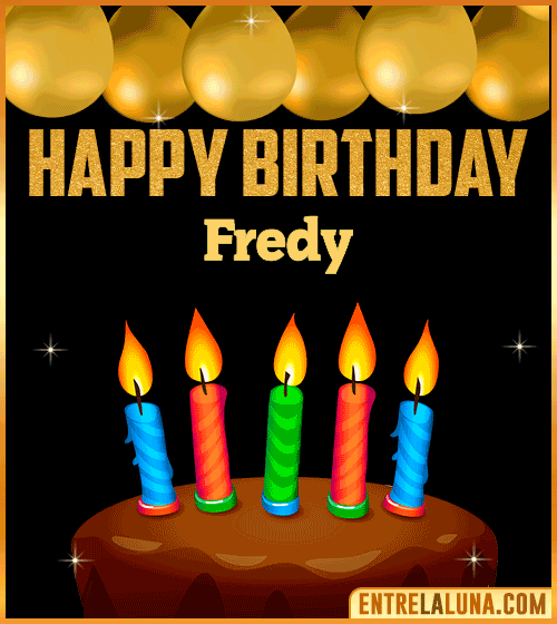 Happy Birthday gif Fredy