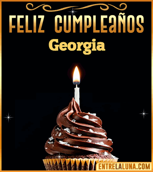 Gif Animado de Feliz Cumpleaños Georgia