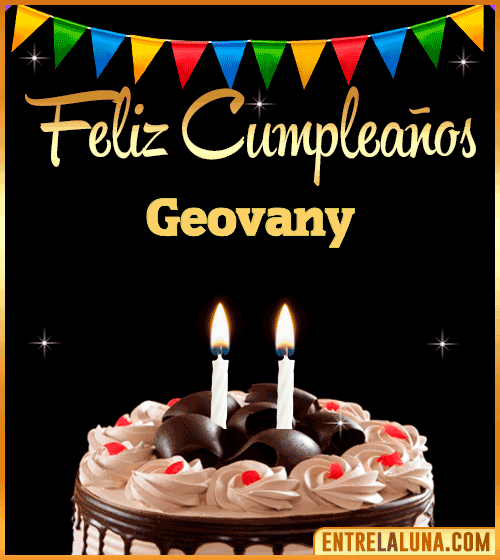 Feliz Cumpleaños Geovany