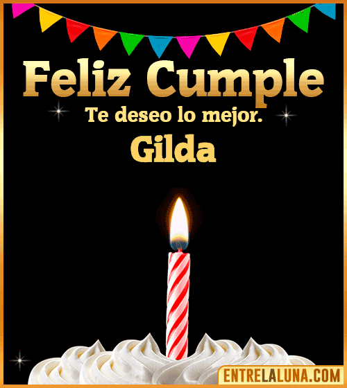 Gif Feliz Cumple Gilda