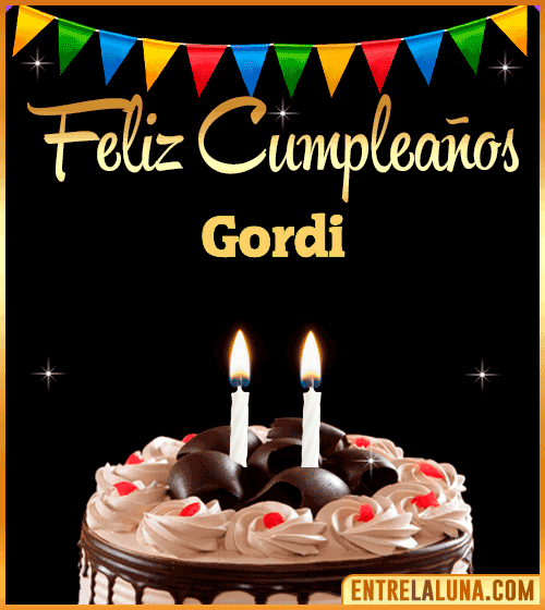 Feliz Cumpleaños Gordi