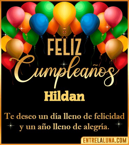 Mensajes de cumpleaños Hildan