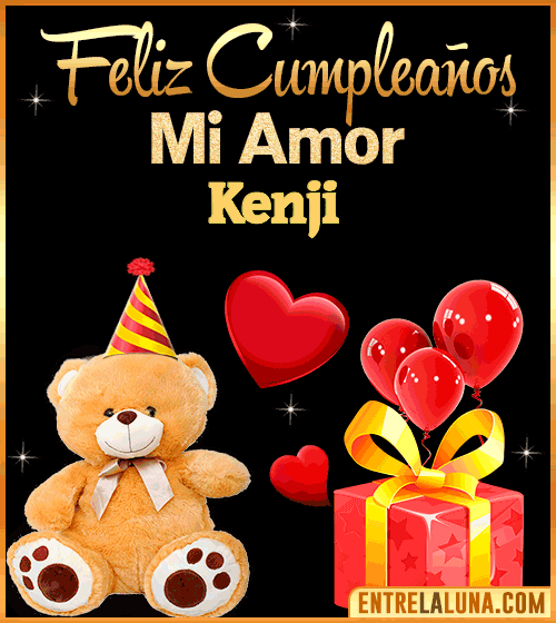 Gif Feliz Cumpleaños mi Amor Kenji