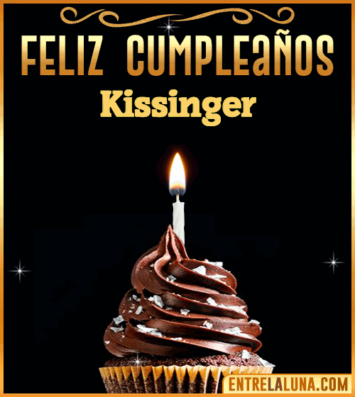 Gif Animado de Feliz Cumpleaños Kissinger