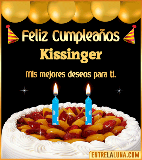 Gif de pastel de Cumpleaños Kissinger