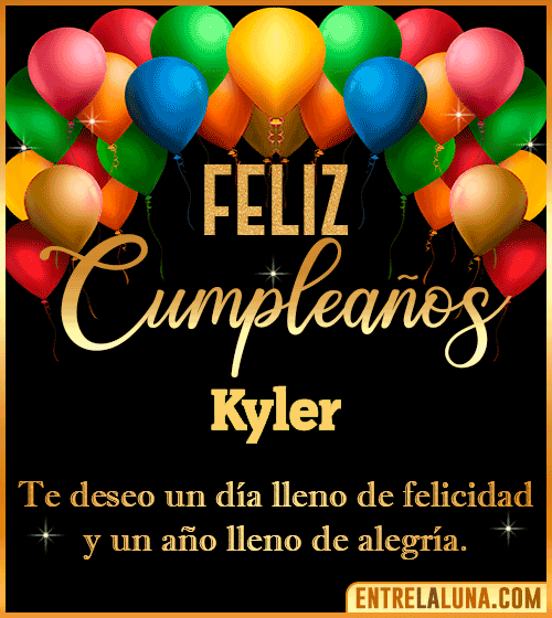 Mensajes de cumpleaños Kyler