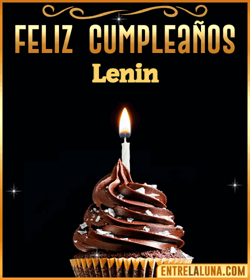 Gif Animado de Feliz Cumpleaños Lenin