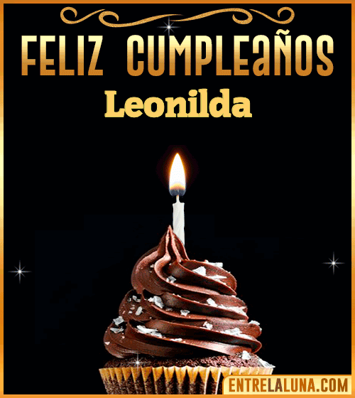 Gif Animado de Feliz Cumpleaños Leonilda