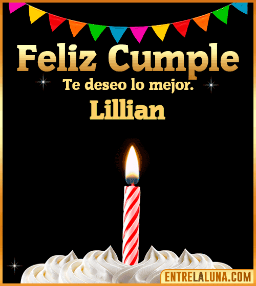 Gif Feliz Cumple Lillian