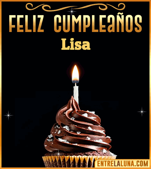 Gif Animado de Feliz Cumpleaños Lisa