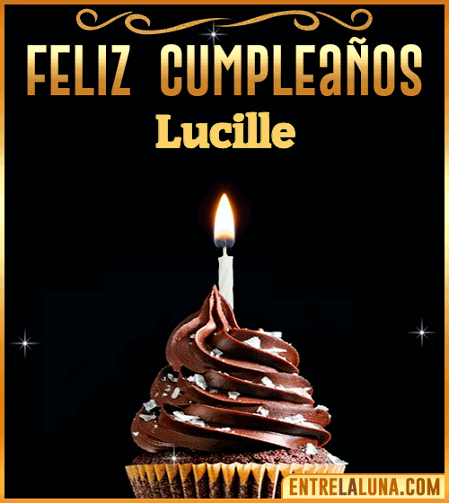 Gif Animado de Feliz Cumpleaños Lucille