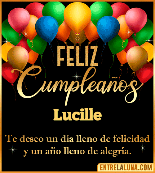 Mensajes de cumpleaños Lucille