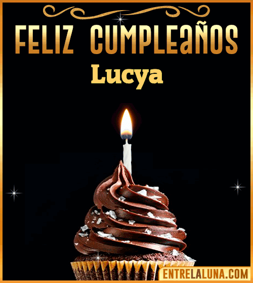 Gif Animado de Feliz Cumpleaños Lucya