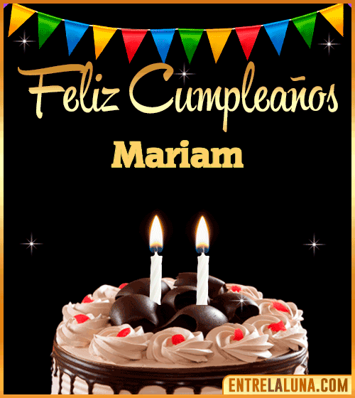 Feliz Cumpleaños Mariam