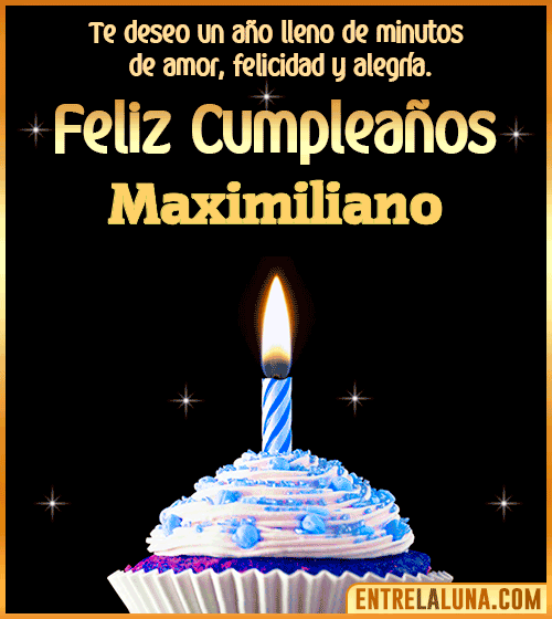 Te deseo Feliz Cumpleaños Maximiliano