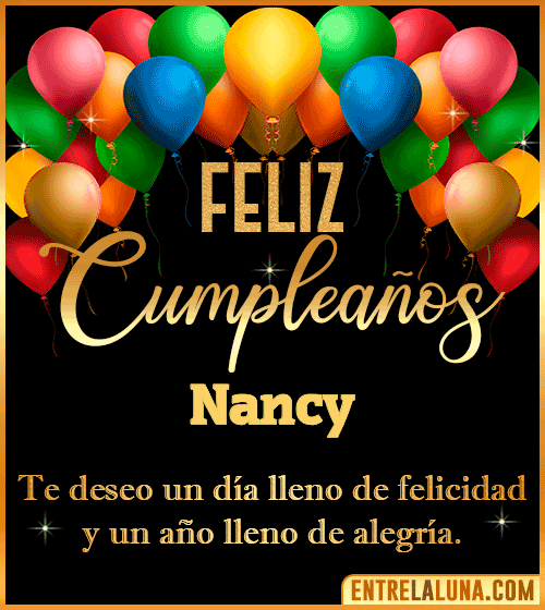 Mensajes de cumpleaños Nancy