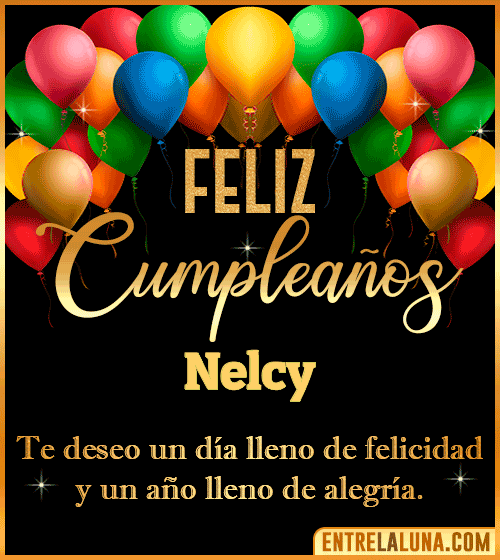 Mensajes de cumpleaños Nelcy