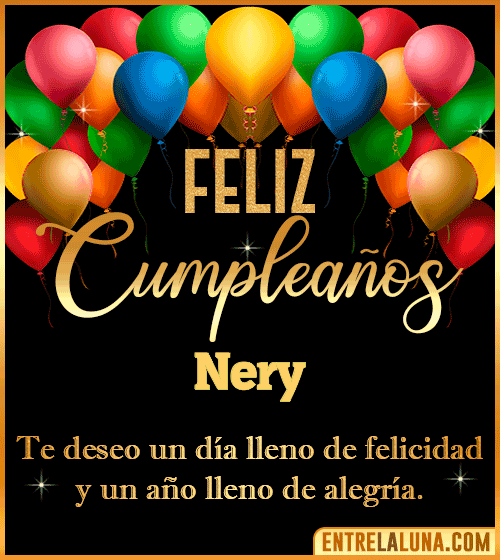 Mensajes de cumpleaños Nery