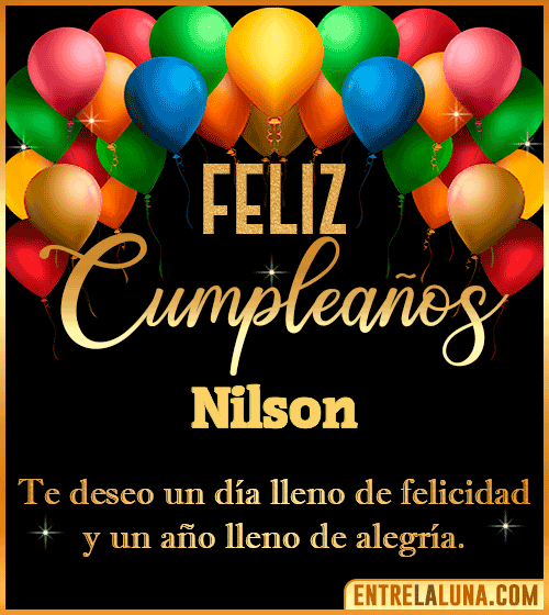 Mensajes de cumpleaños Nilson