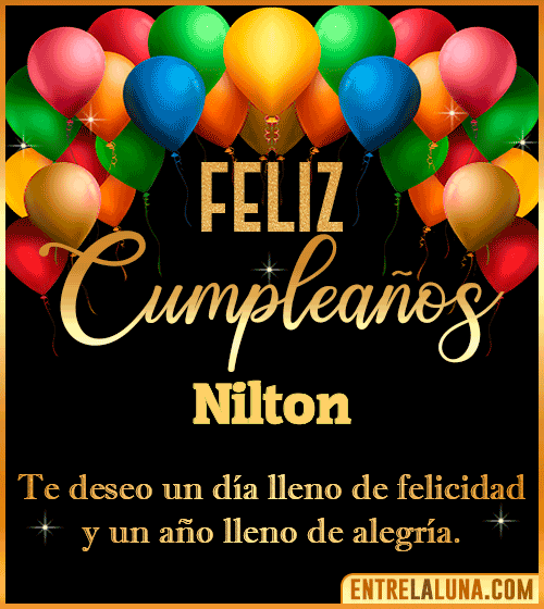 Mensajes de cumpleaños Nilton