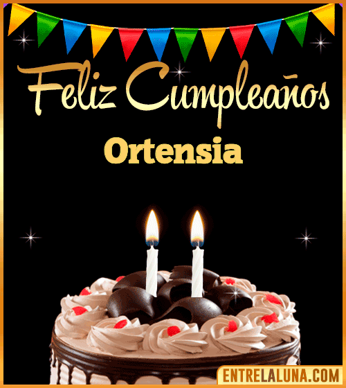 Feliz Cumpleaños Ortensia