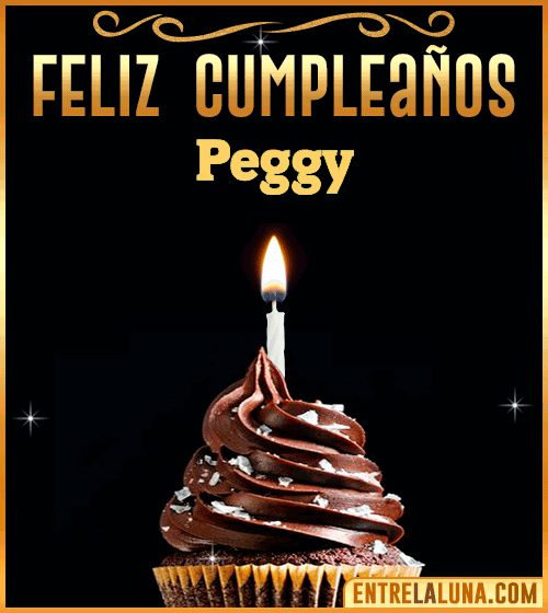 Gif Animado de Feliz Cumpleaños Peggy