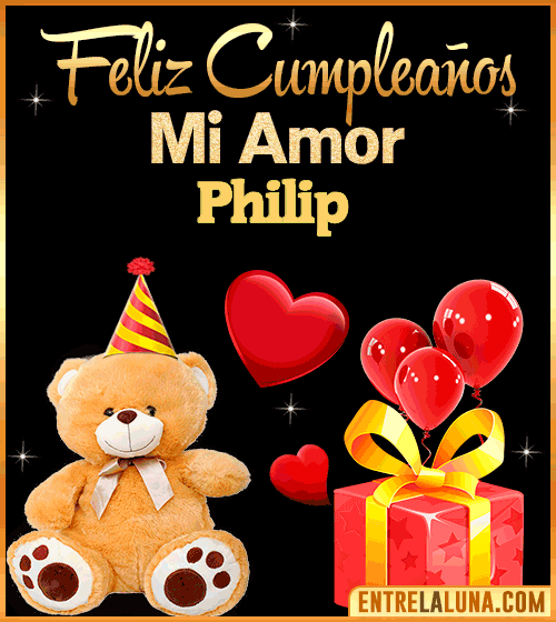 Gif Feliz Cumpleaños mi Amor Philip