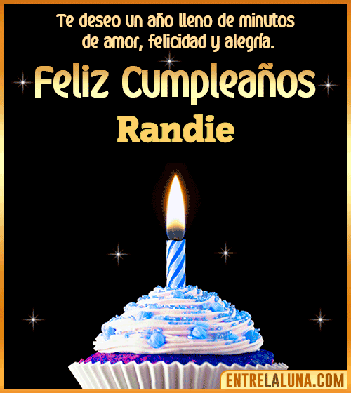 Te deseo Feliz Cumpleaños Randie